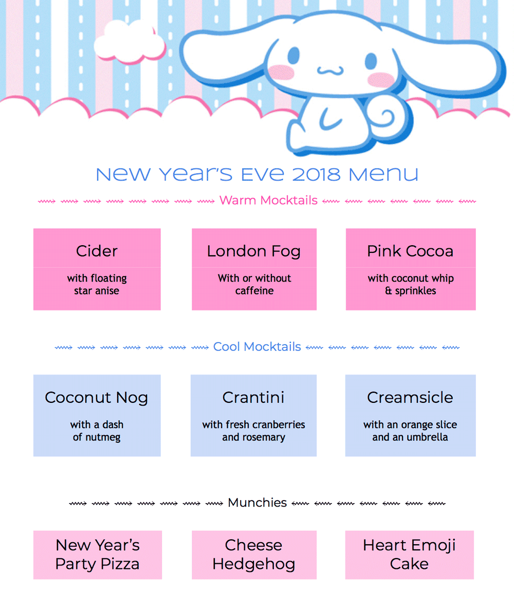 Fun & Unique Vegan Menu for New Year's Eve