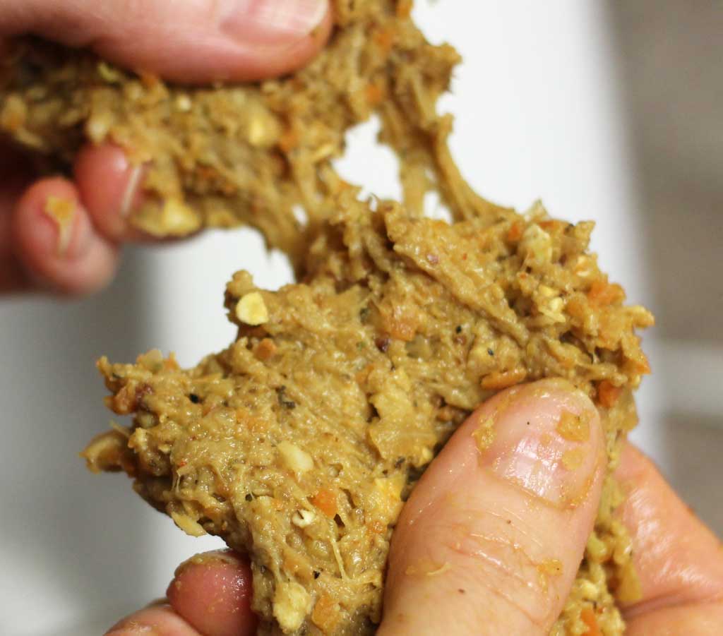 vegan sausage dough