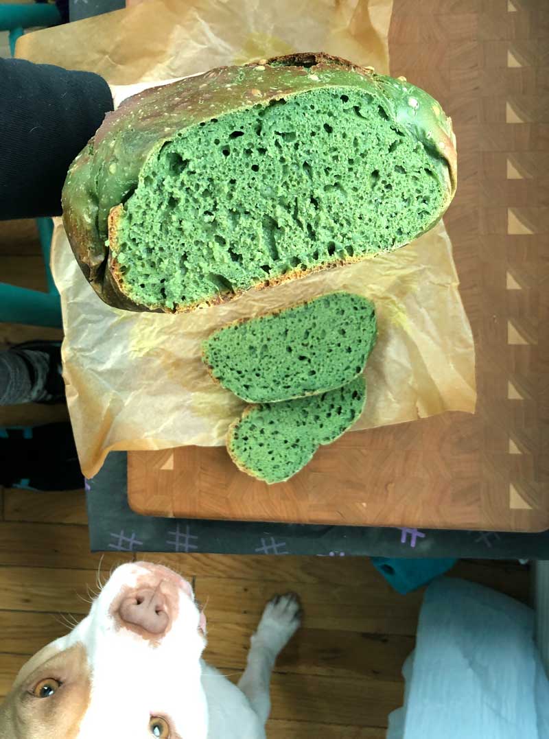 vegan bread using TruColor
