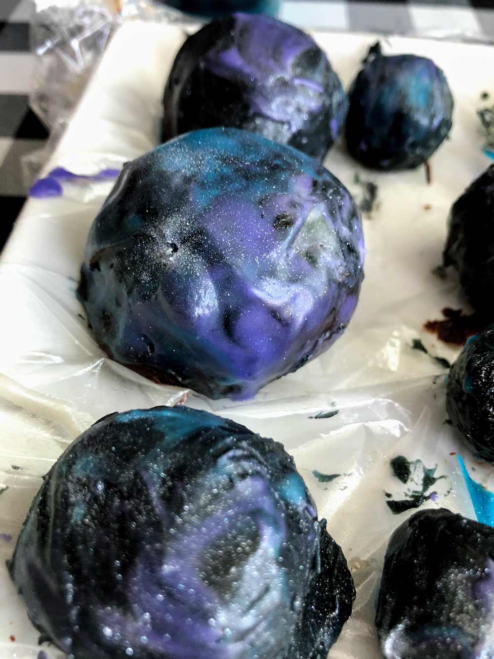 making vegan galaxy asteroids
