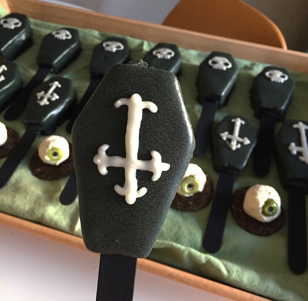 Vegan Coffin Cake Wands