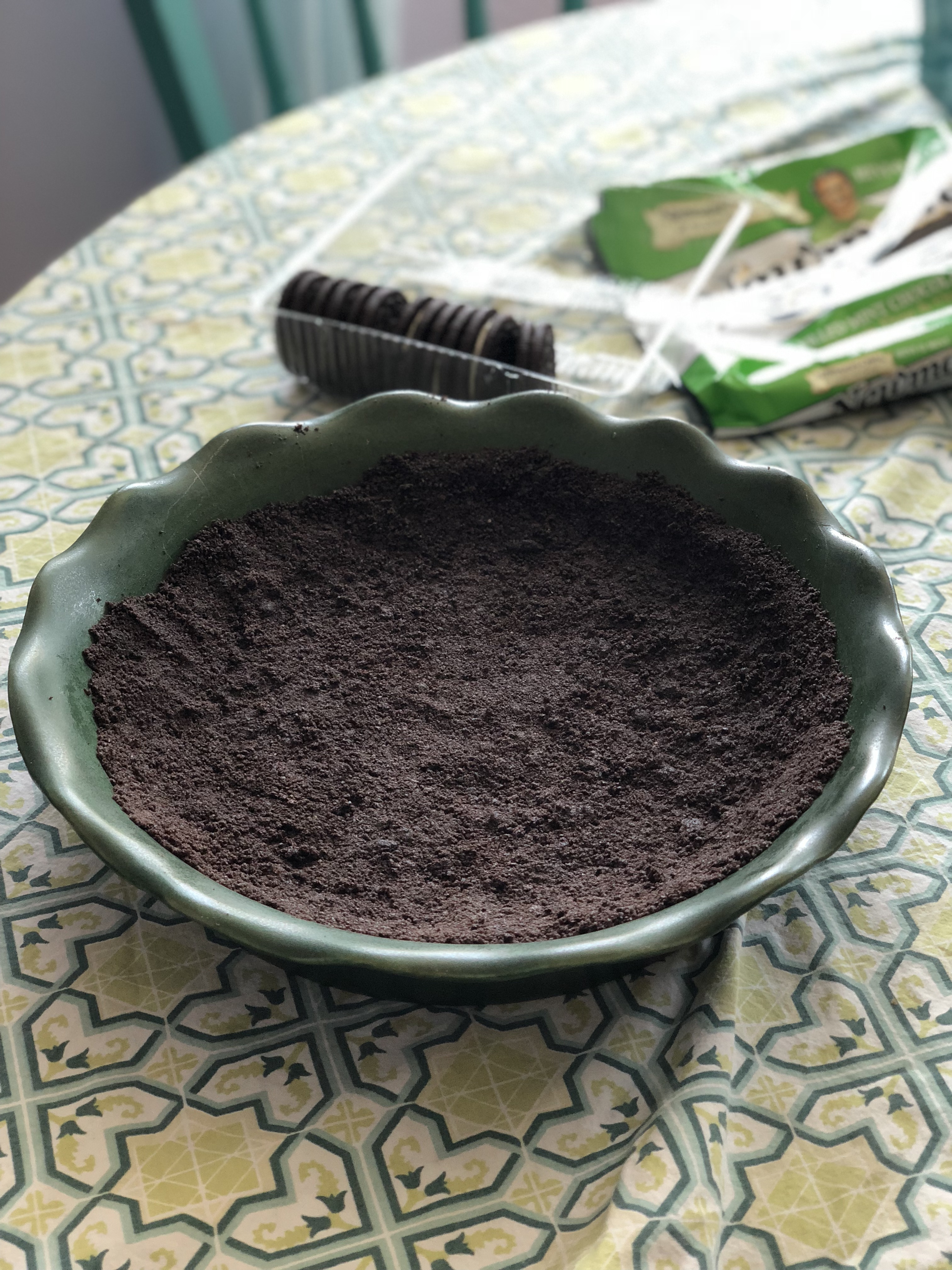 vegan mint chocolate cookie crust