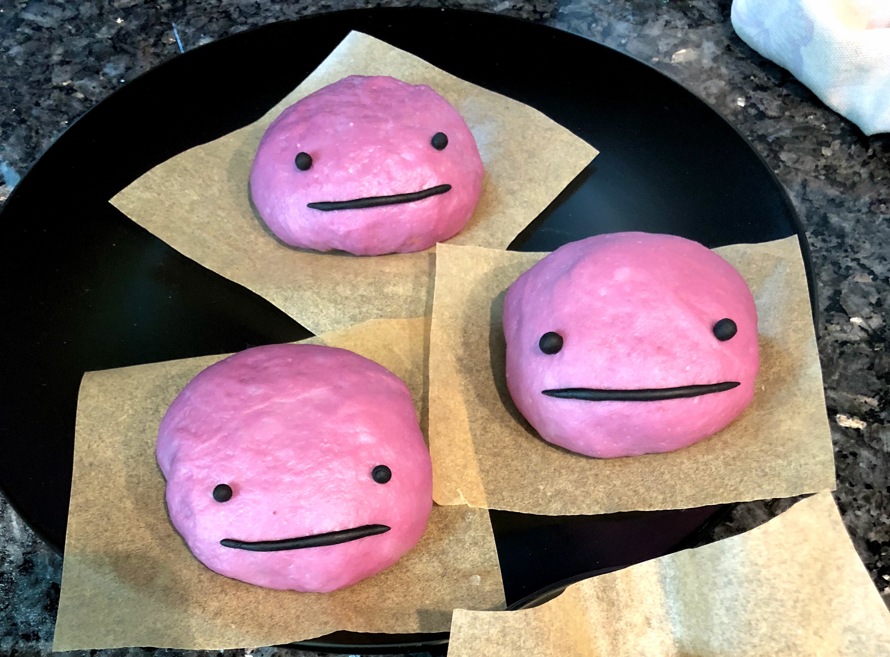vegan ditto steamed buns