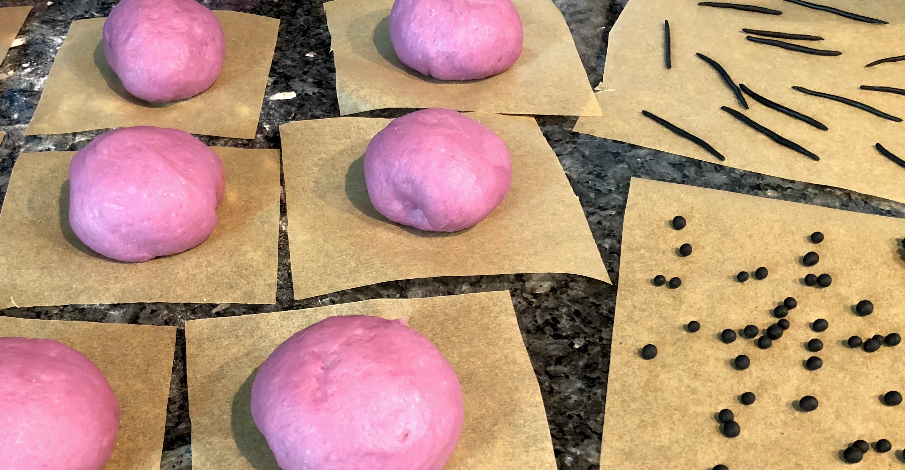 making vegan ditto steamed buns