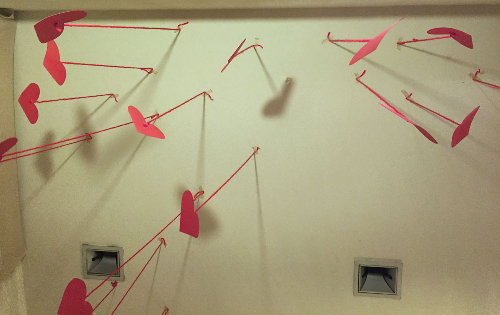 cute ceiling hearts